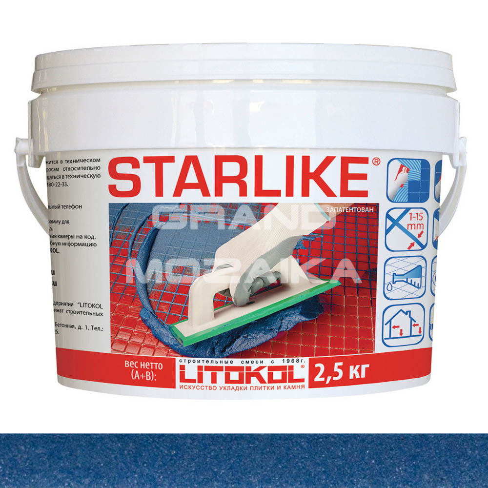 Затирка LITOCHROM S C.390 2.5 серия Starlike