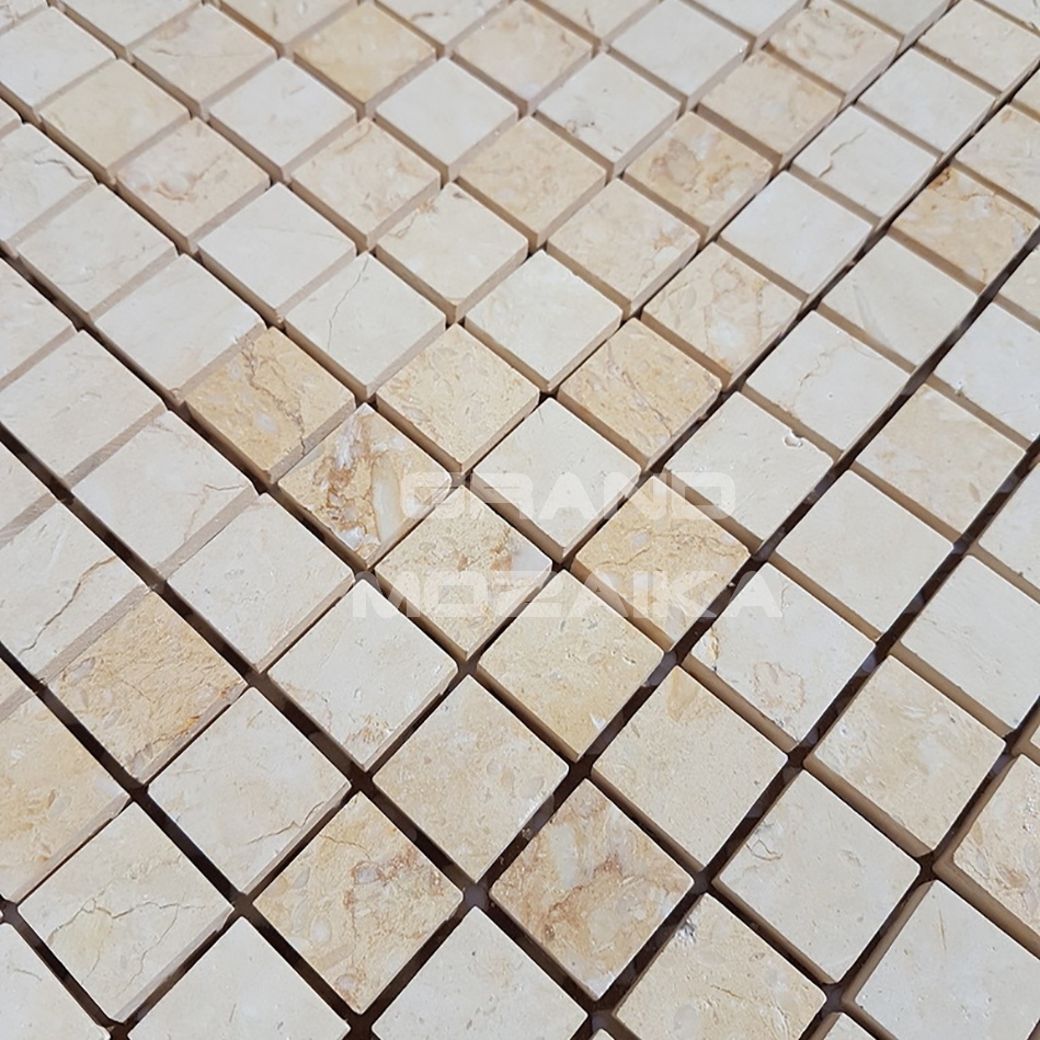 Мозаика АМ-9П (Botticino) серия Marble