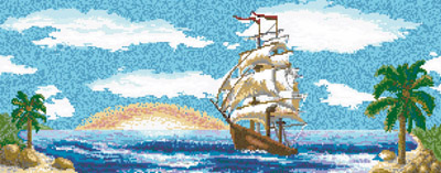 Панно Панно «Фрегат» серия Панно Rose