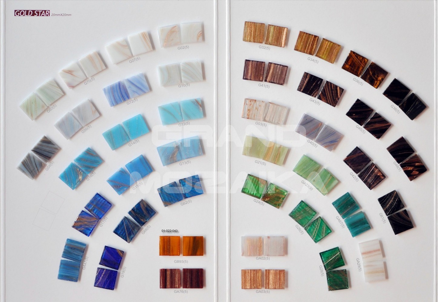 Мозаика GA03 серия Goldstar