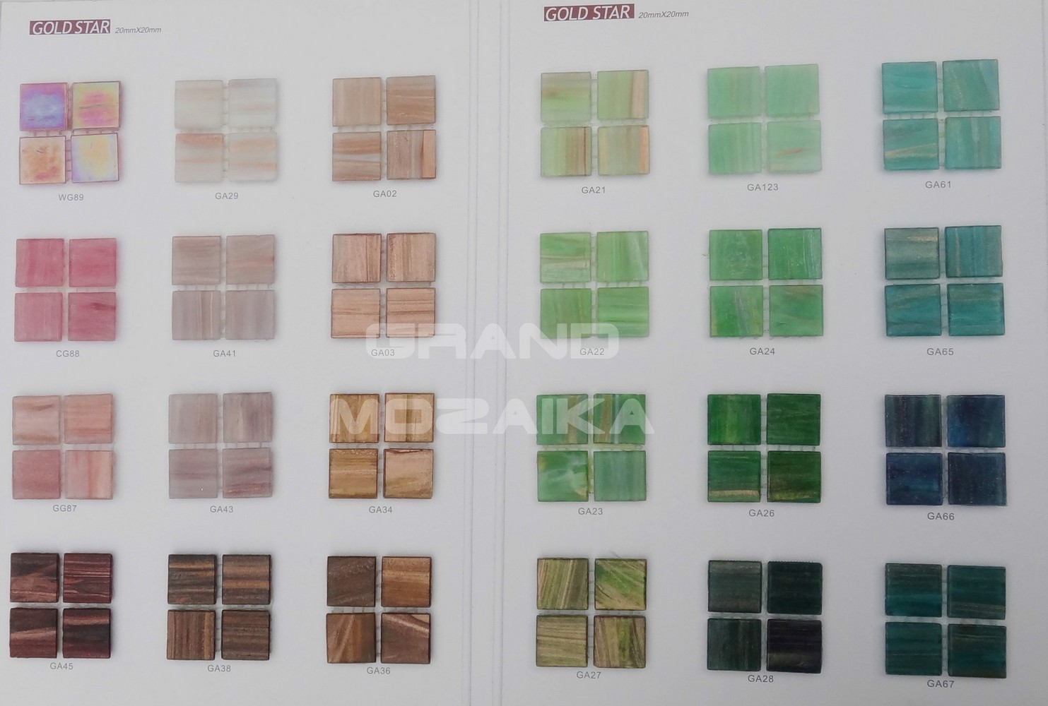 Мозаика GA03 серия Goldstar