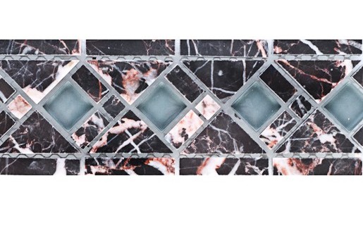 Бордюр мозаичный Peer-L5 серия Бордюры Elegant