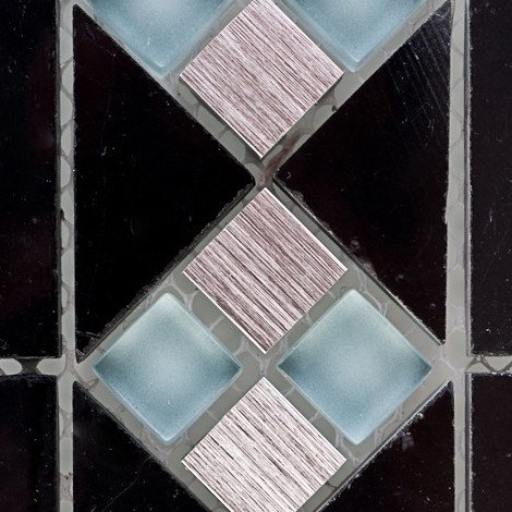 Бордюр мозаичный Nero-L3 серия Бордюры Elegant