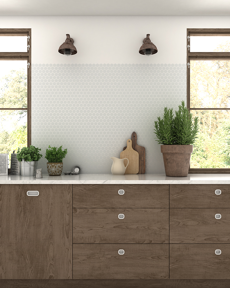 Мозаика Matt 910 Hex White серия Nordic
