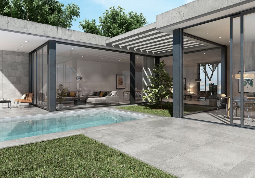 Плитка BASE OPERA SILVER Плитка 60X120 серия Opera Silver