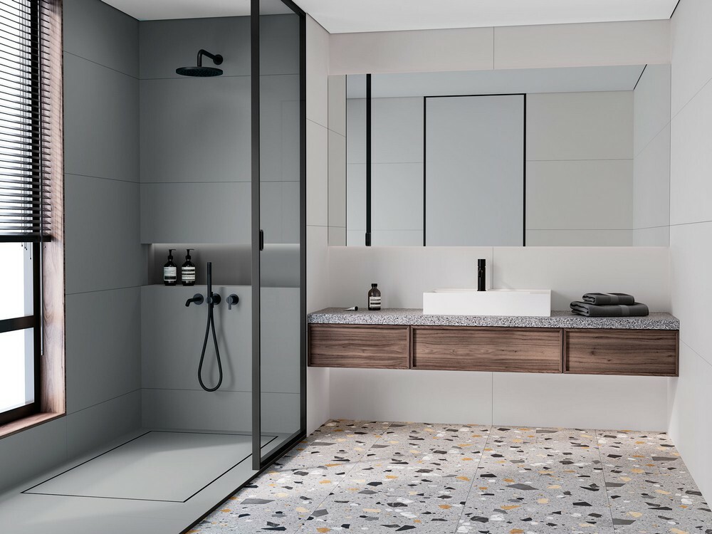 Плитка Elite Grey 60x120 5мм Matt серия Monocolors