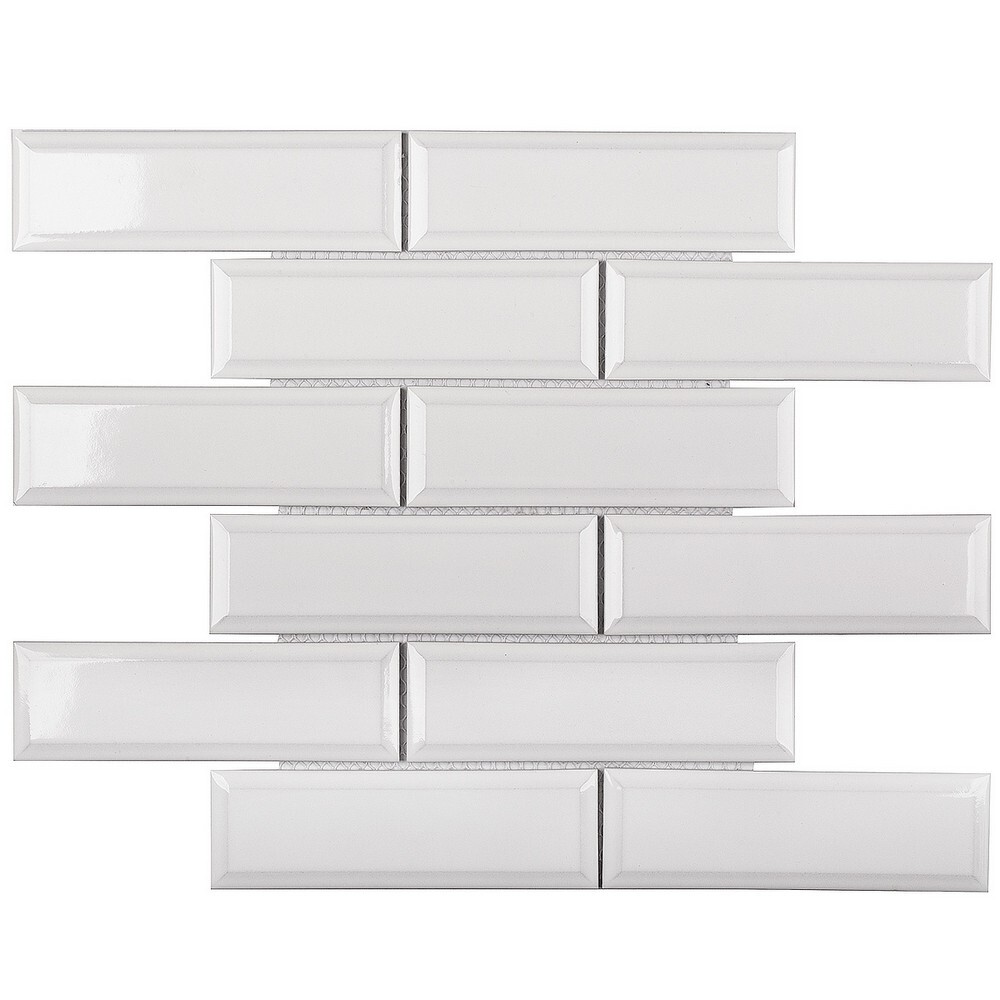 Мозаика Metro White Glossy 45х145 (KM82895) серия Homework