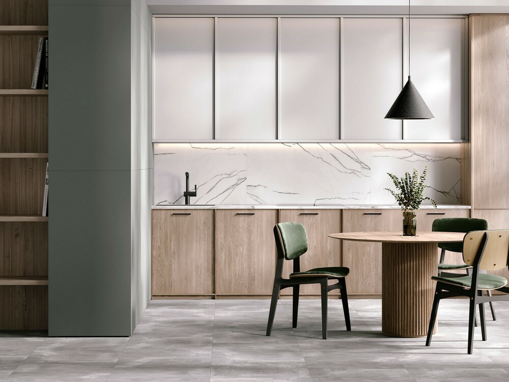 Плитка Panda White 60x120 5мм Matt серия Marbles