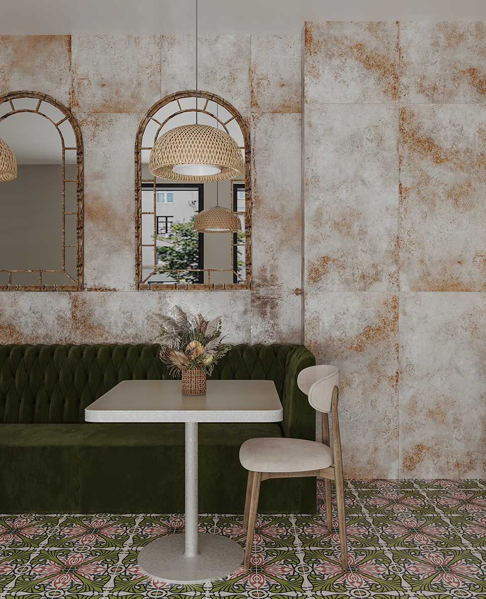 Плитка TITANIUM WHITE 60x120 серия Metalic