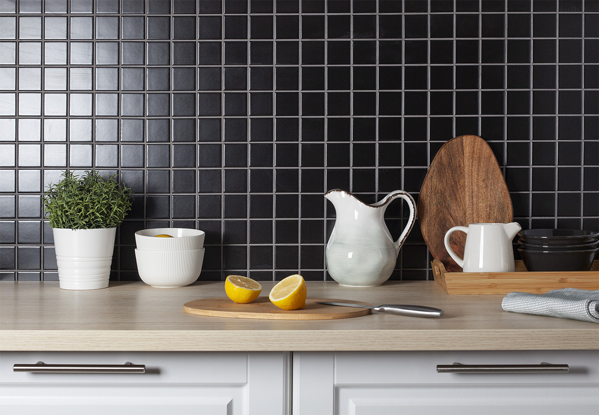 Мозаика Black Matt 48x48 (WB73000) серия Homework