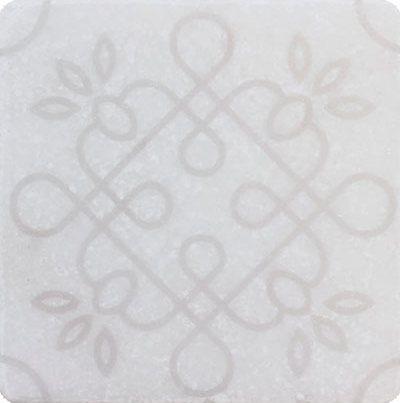 Плитка WHITE MARBLE Motif №1 10X10 серия White Motif