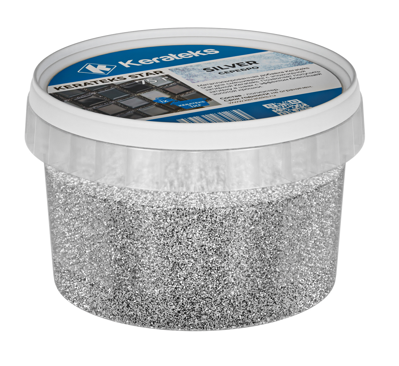 Затирка добавка серебро серия Kerateks Elite