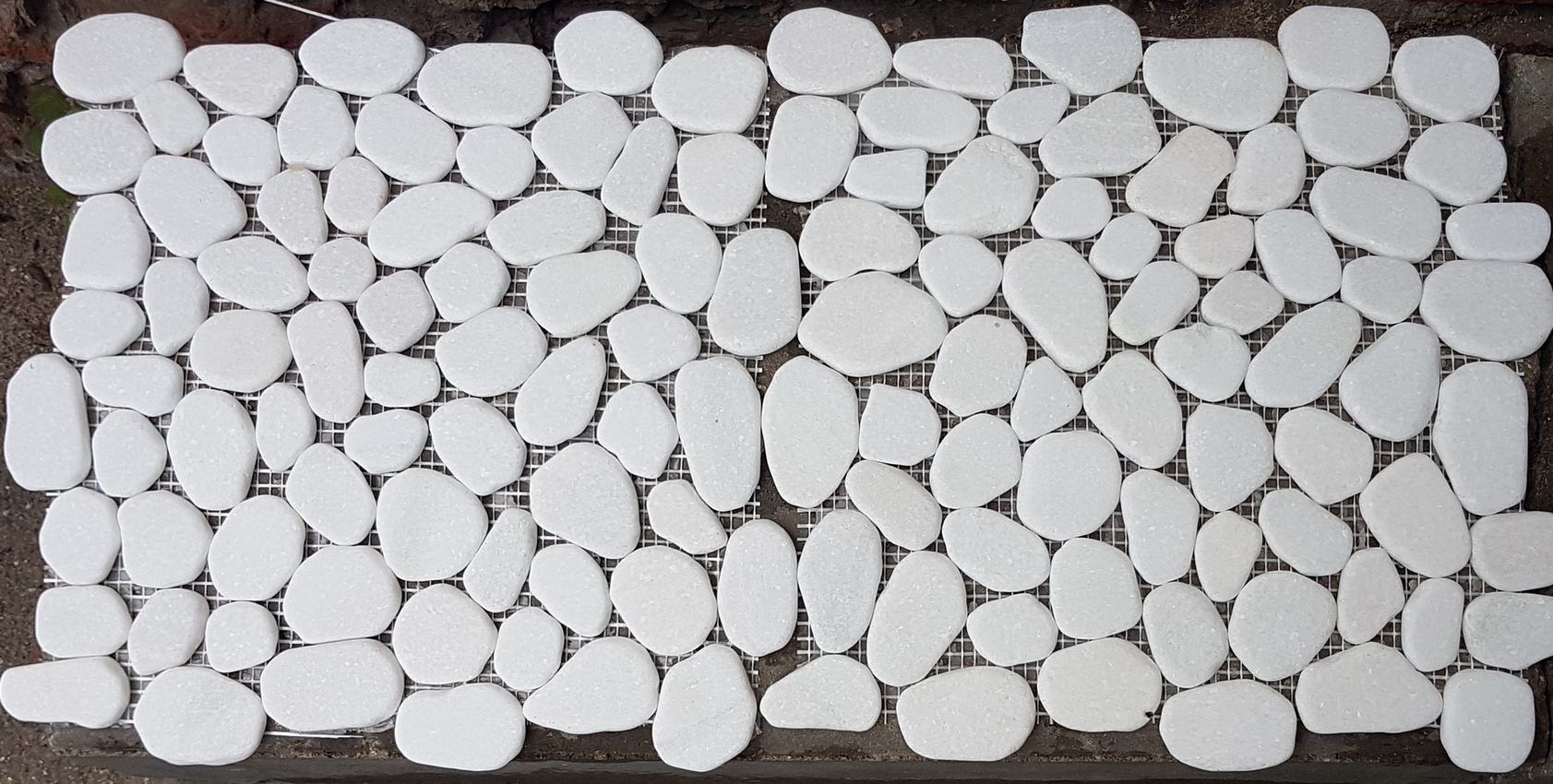 Мозаика 052251 MS7006 BC МРАМОР белый круглый серия Nature