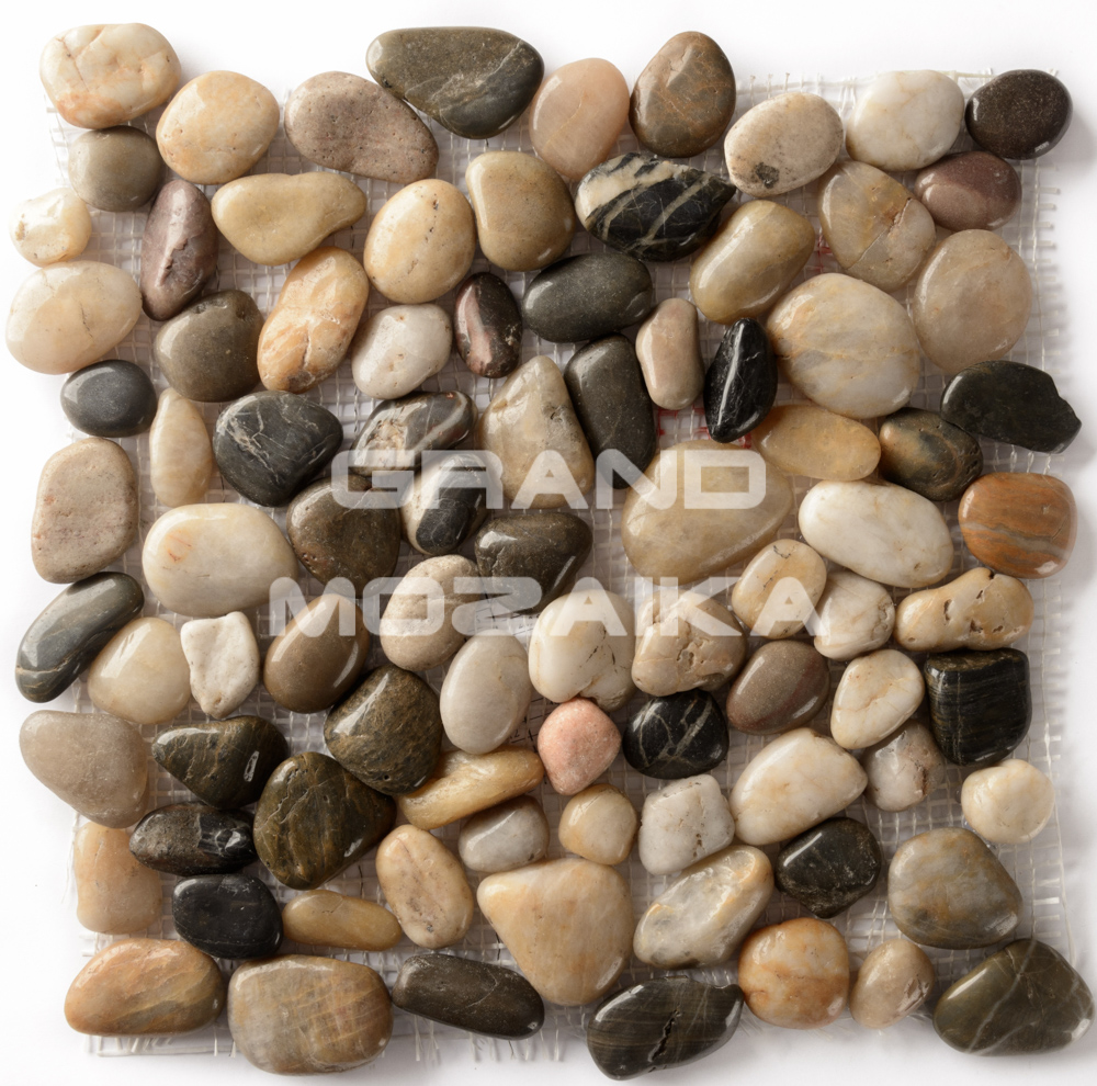 Мозаика 052353 MS00-5HP ГАЛЬКА ГЛАМУР-ГЛЯНЕЦ шлифованная серия Nature