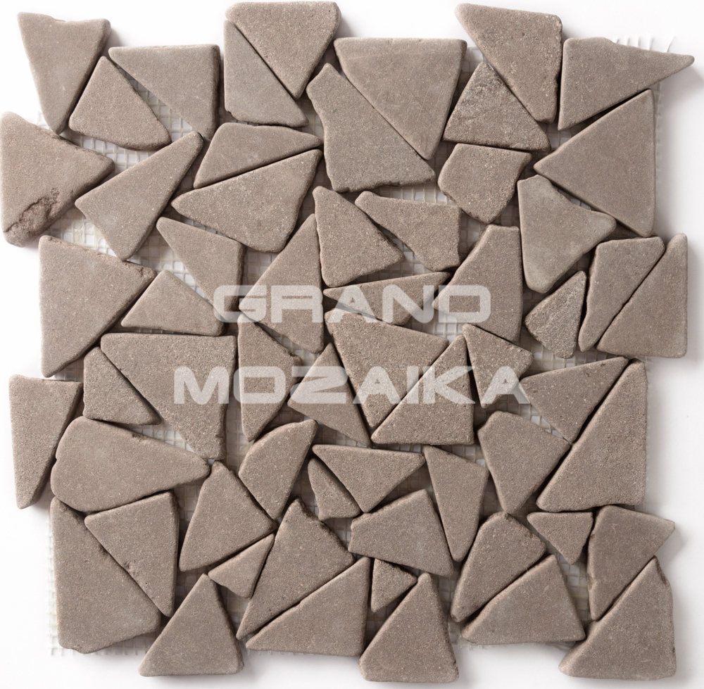 Мозаика 052377 MS-TRI МРАМОР красный треугольный серия Nature