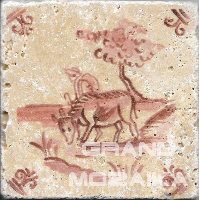 Плитка израсцы-2 10*10 серия Provance Rustic