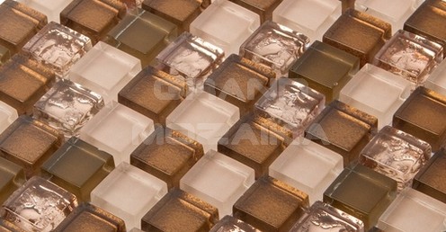Мозаика Ochre Rust серия Glass