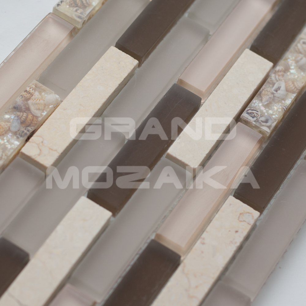 Мозаика Shell Stone серия Glass-Stone