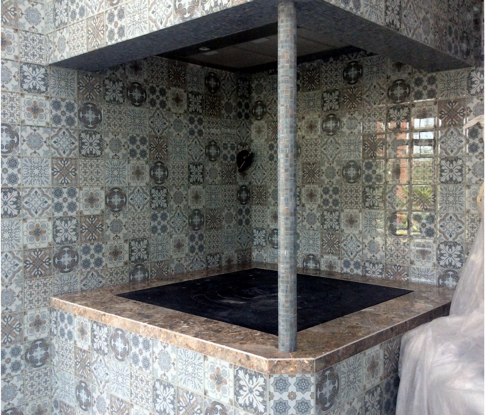 Мозаика Coin Blue серия Orro Glass