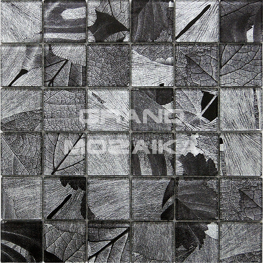 Мозаика Flora Gray серия Orro Glass
