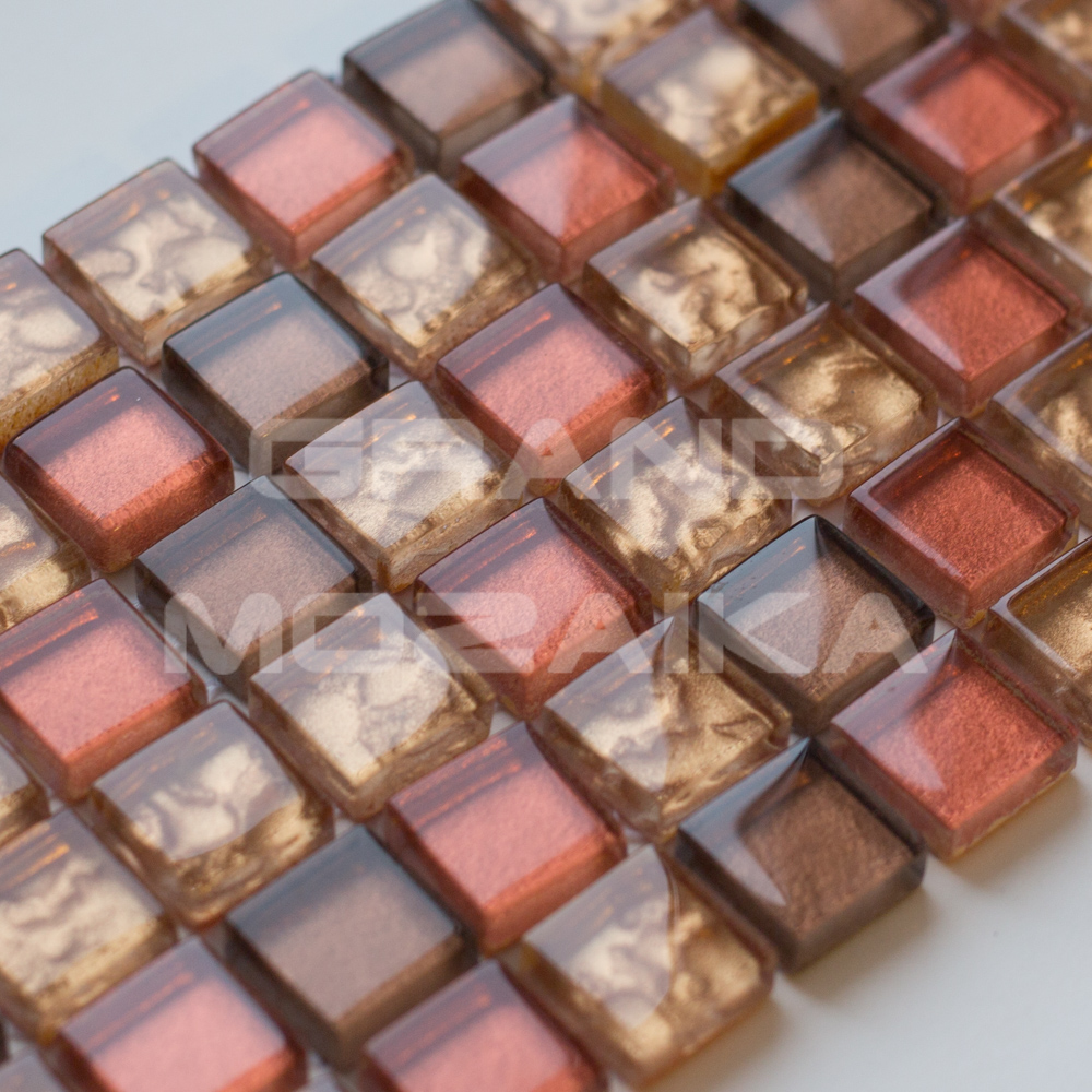 Мозаика Golden Apricot серия Orro Glass