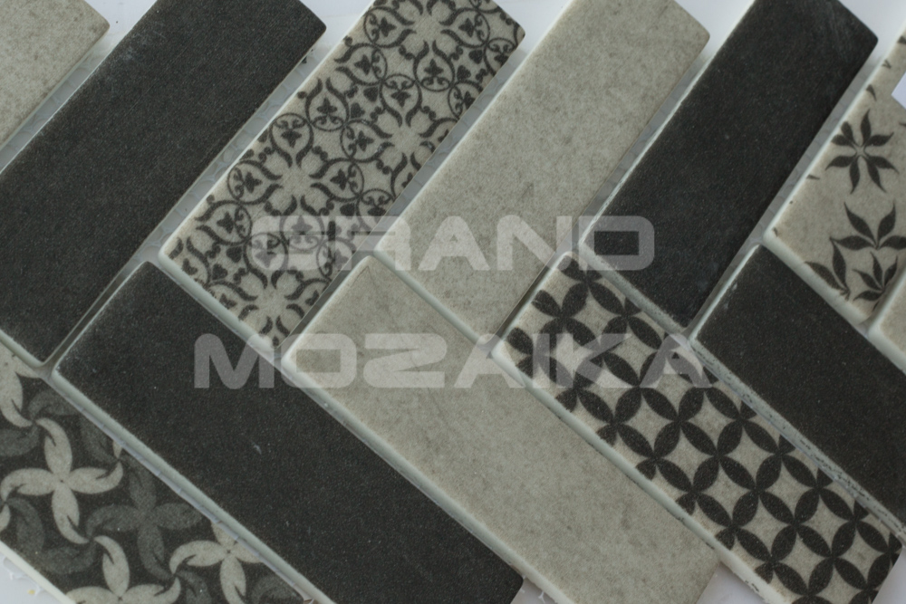 Мозаика Tweed Gray серия Orro Glass