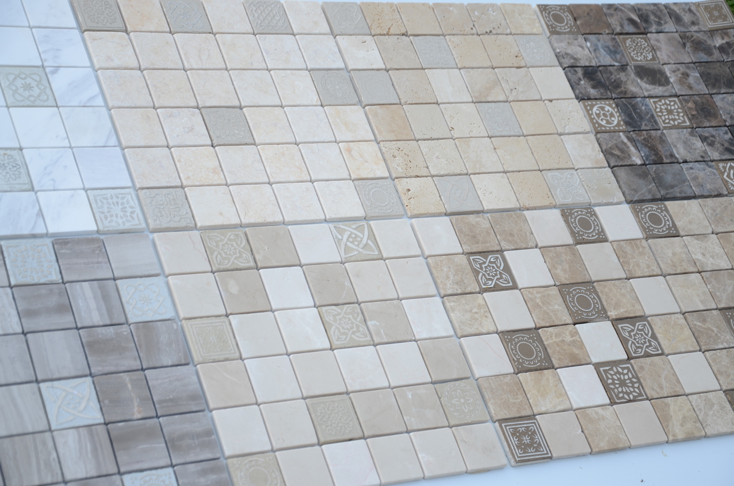 Мозаика Art Dolomiti bianco серия Art Stone