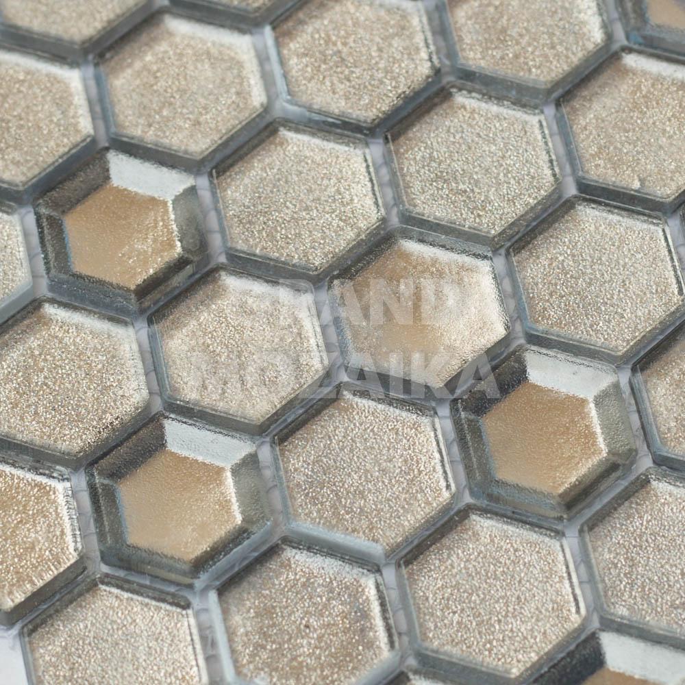 Мозаика Argento grani hex серия Alchimia