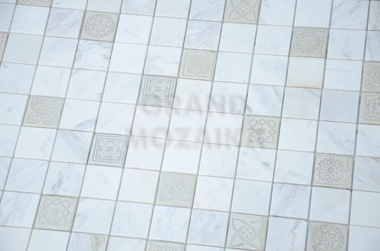 Мозаика Art Dolomiti bianco серия Art Stone