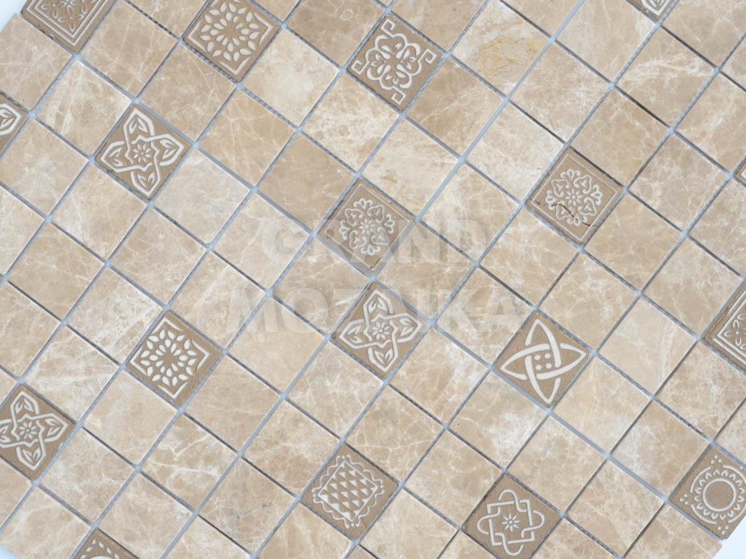 Мозаика Art Emperador Light серия Art Stone