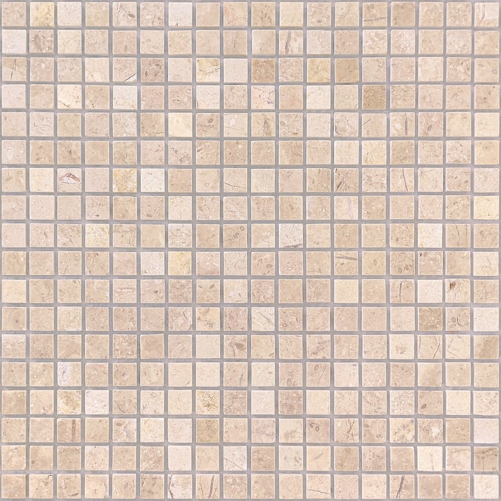 Мозаика Crema Marfil POL 15x15x4 серия Pietrine Slim