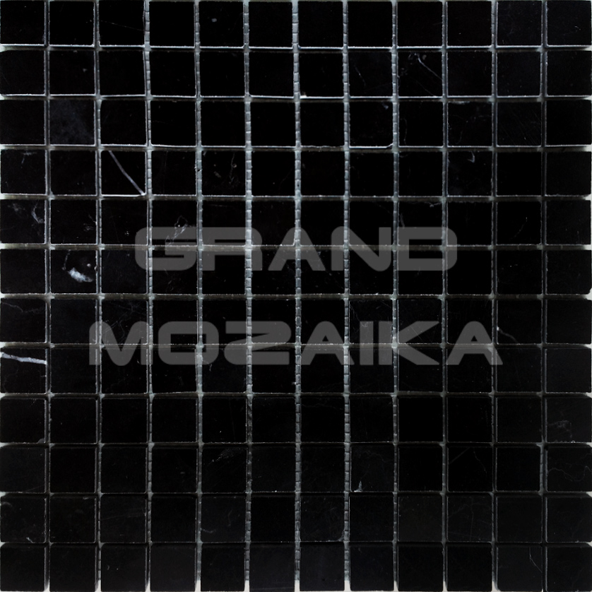 Мозаика Nero oriente POL 23x23x7 серия Pietrine