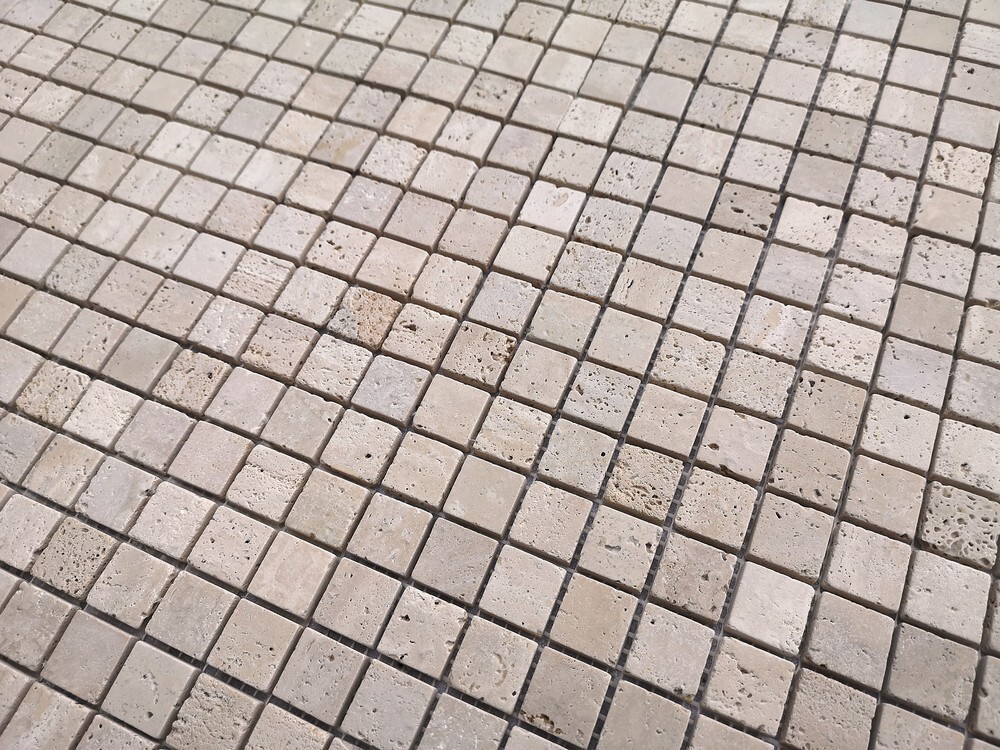 Мозаика Travertino Beige MAT 23x23x7 серия Pietrine
