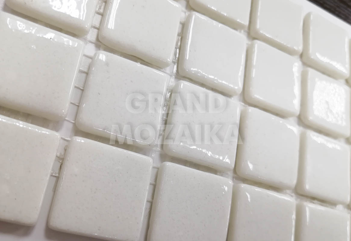 Мозаика White Glossy серия Glass Mosaic