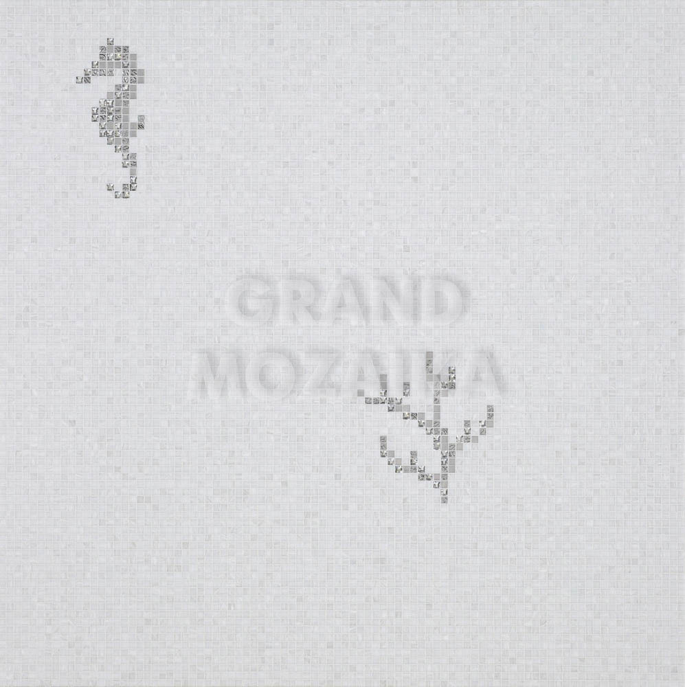 Панно Corals & Seahorses White серия Decorations