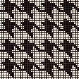 Панно Pied De Poule Nero серия Opus Romano Decorations