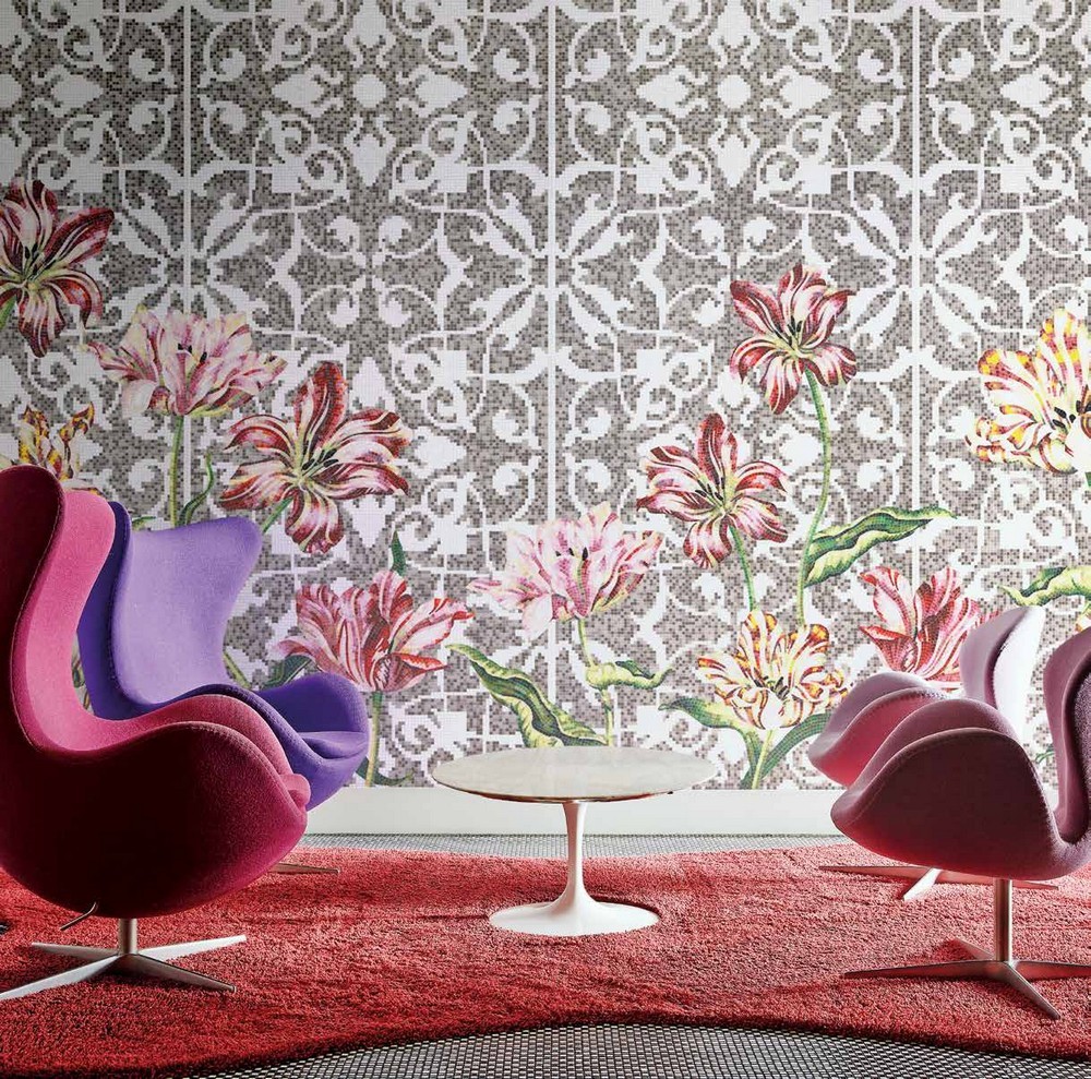 Панно Tulips Grey D серия Decorations