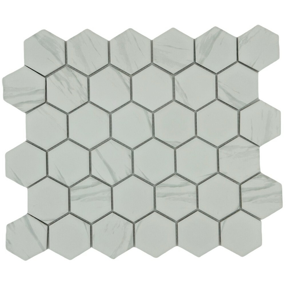 Мозаика HEXAGON CARRARA MATTE серия Ceramic Mosaic