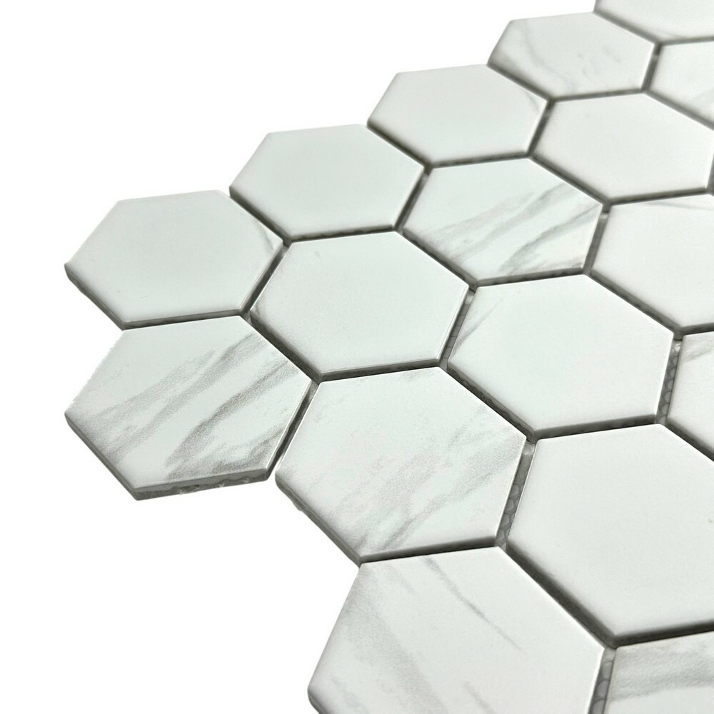 Мозаика HEXAGON CARRARA MATTE серия Ceramic Mosaic