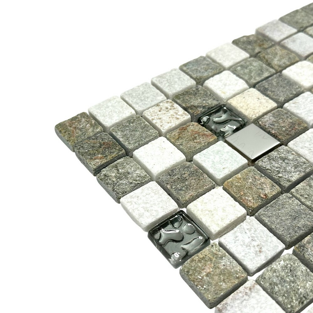 Мозаика MIX QUARTZ STONE серия Slate-M
