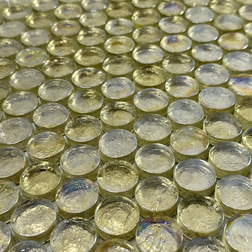 Мозаика ROUND LUX GOLD серия Glass-M