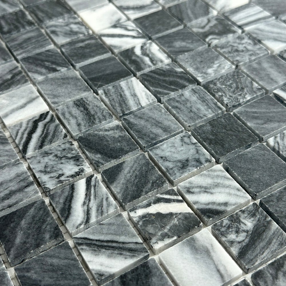 Мозаика SMOKE GREY POL 23x23 серия Marble Stone