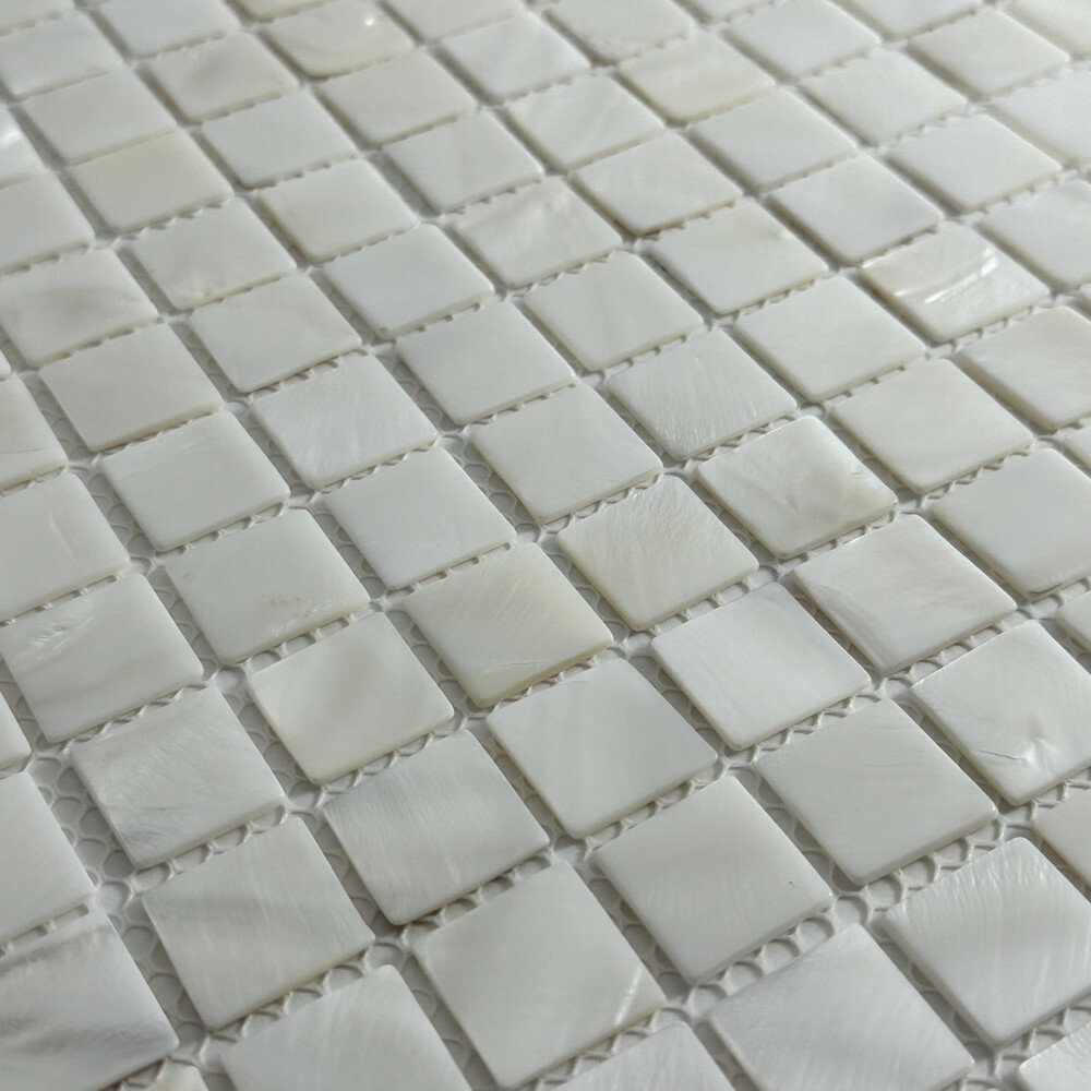 Мозаика WHITE SHELL 20x20 серия Shell-M