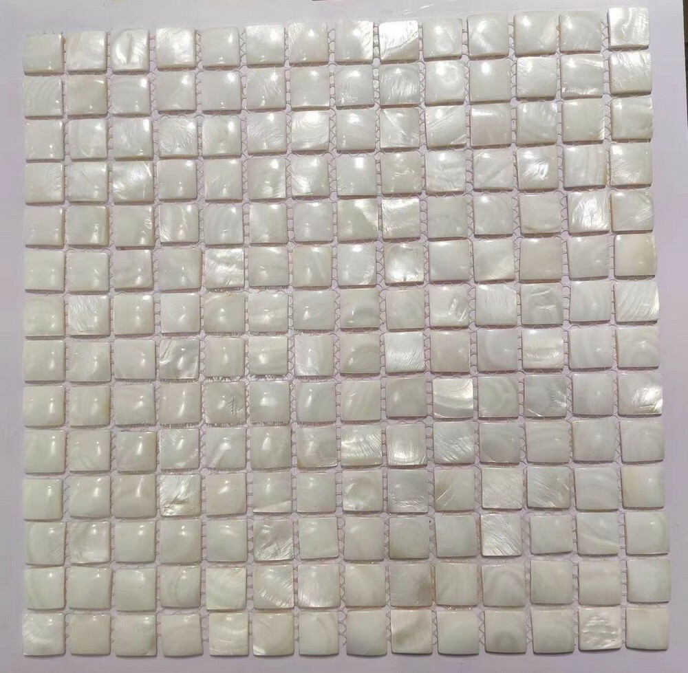 Мозаика CONVEX WHITE SHELL серия Shell-M